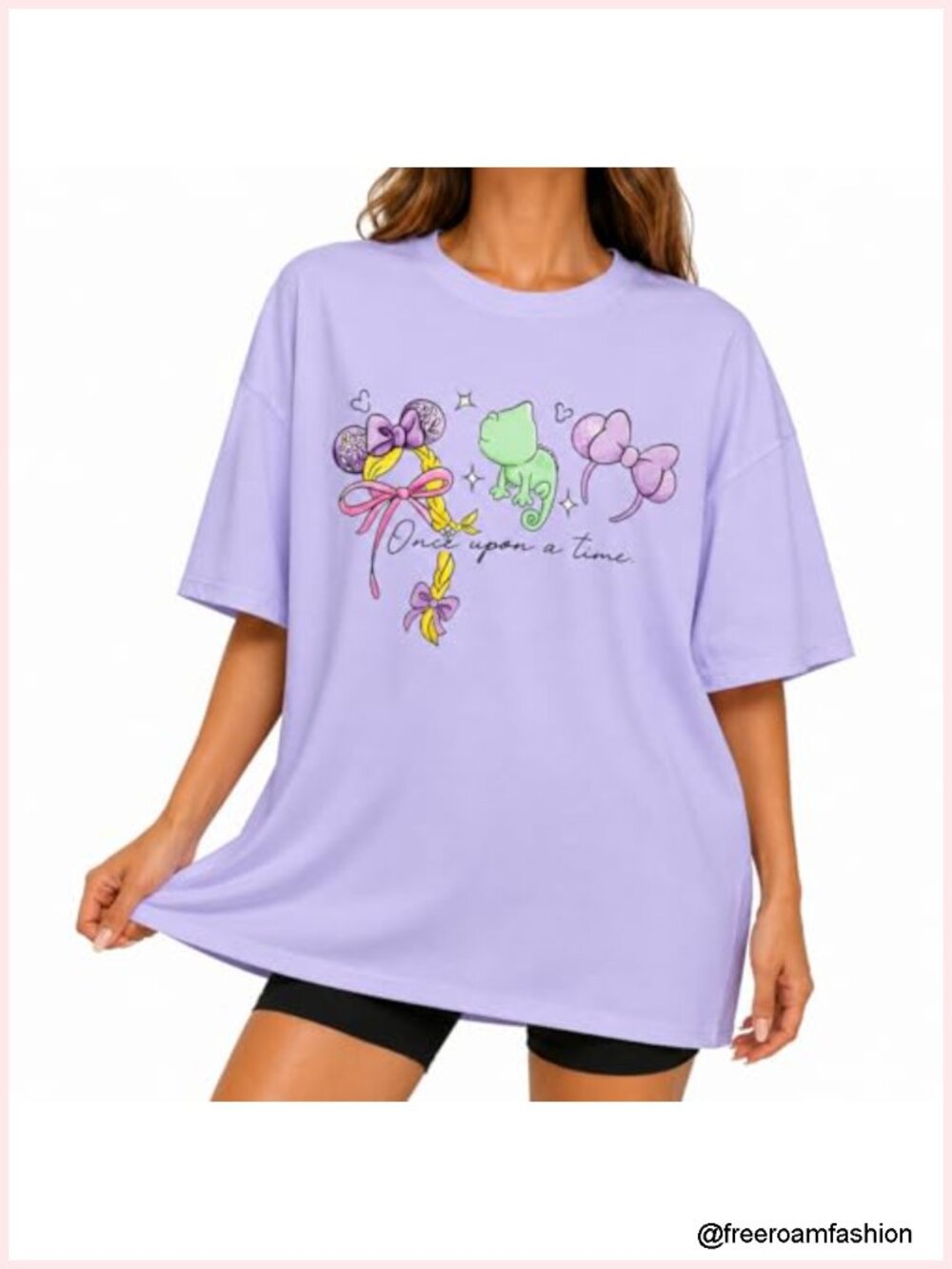 Oversized Cute Ribbons And Bows Princess T-Shirt